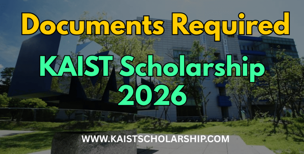 KAIST Scholarship Documents