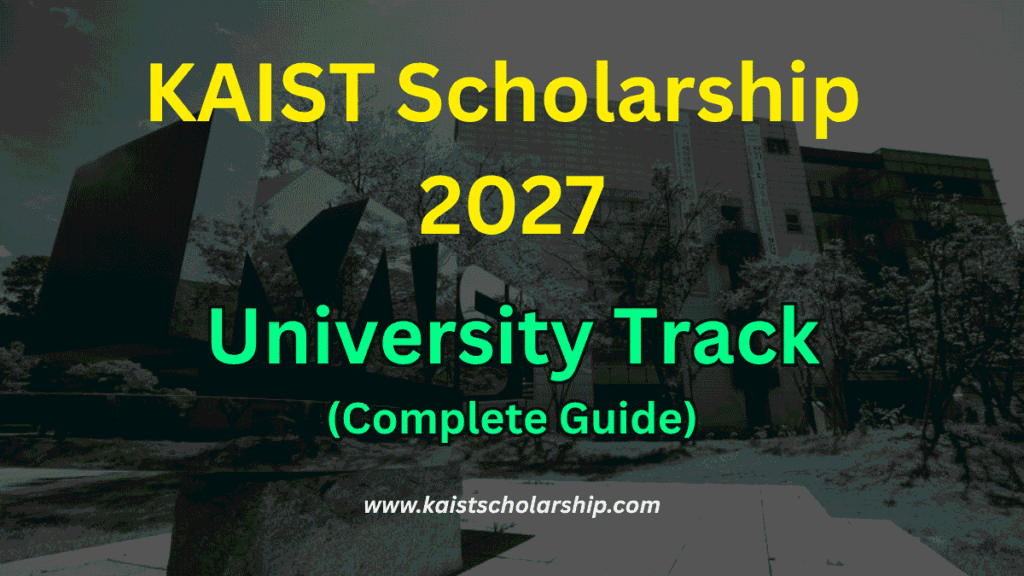 KAIST Scholarship University Track