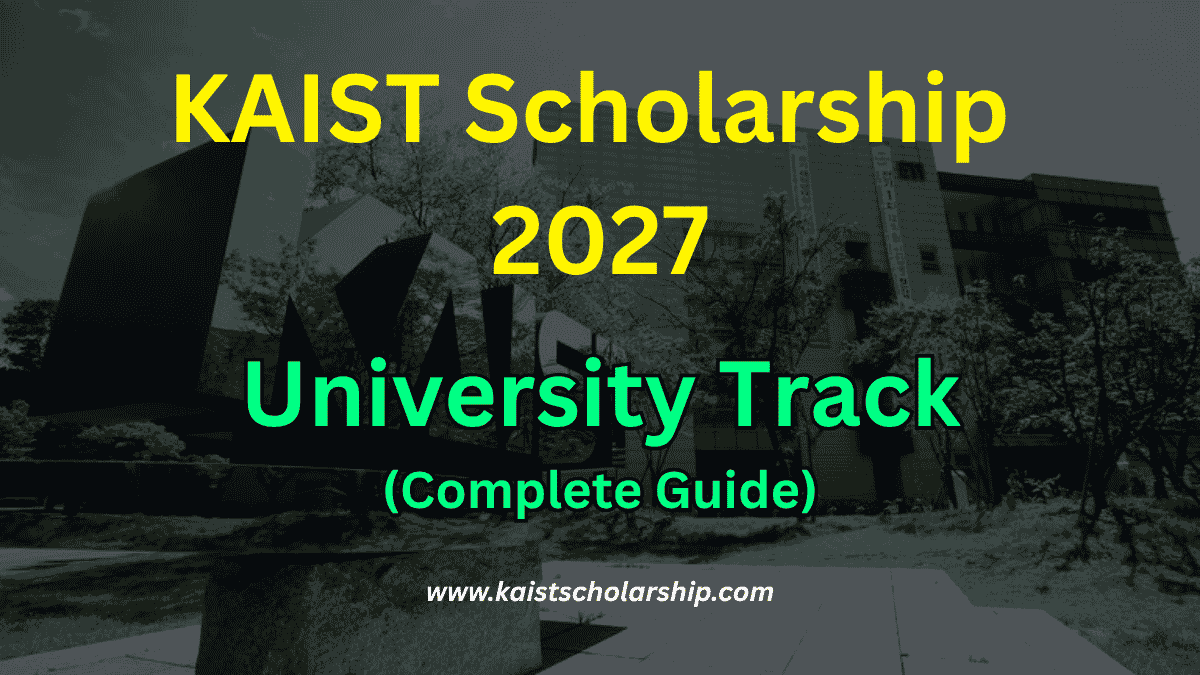 KAIST Scholarship University Track