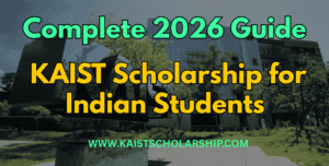 KAIST Scholarship for Indian Students