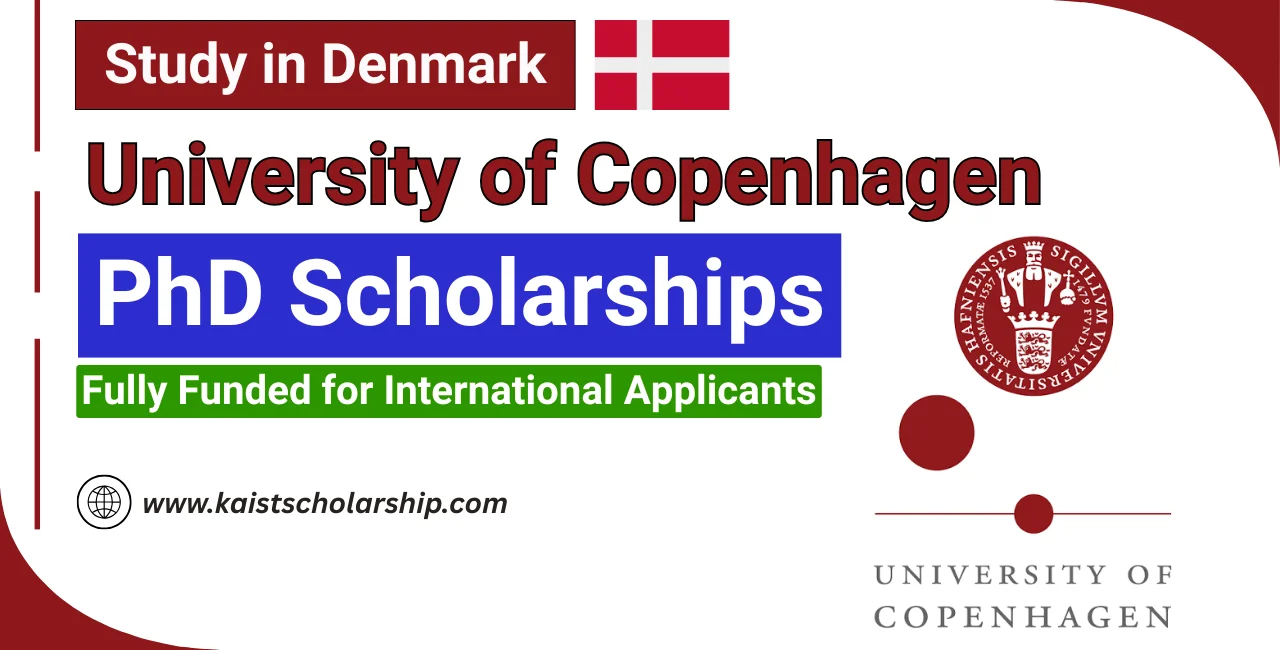 Denmark University of Copenhagen PhD Scholarships