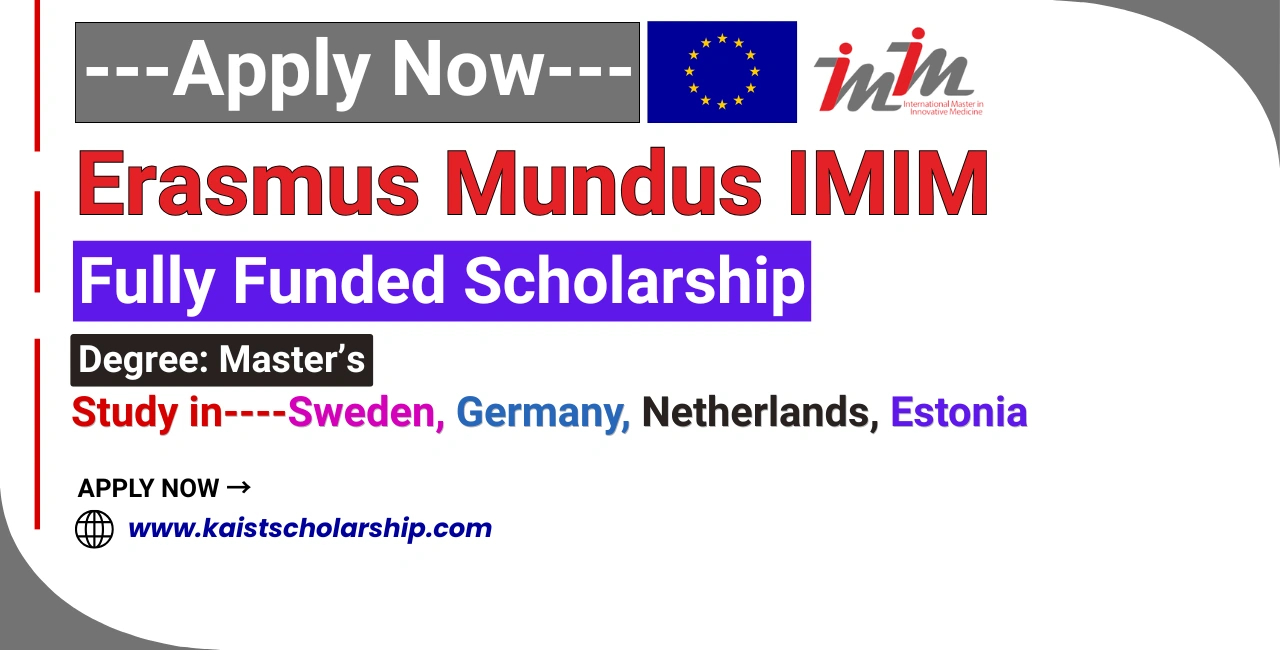 Erasmus Mundus IMIM Scholarships Fully Funded