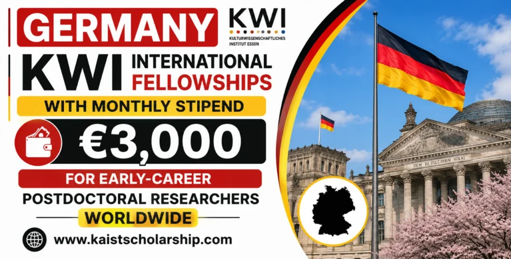 Germany KWI International Fellowships with Monthly stipend €3,000