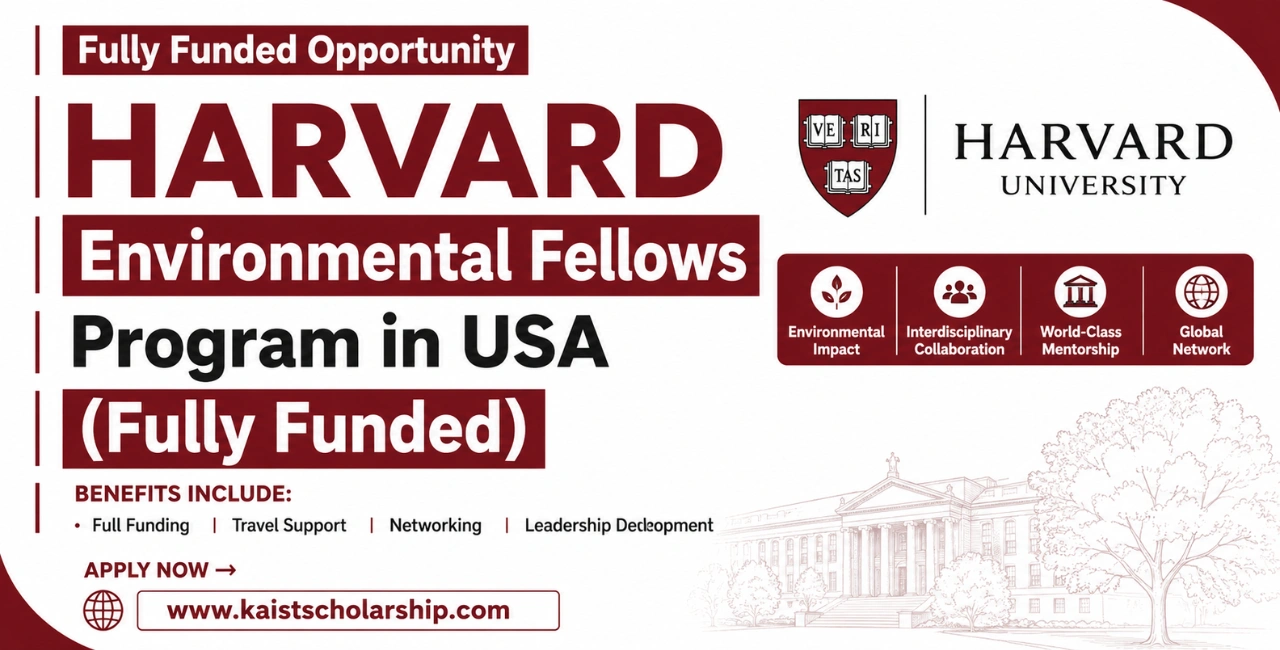 Harvard Environmental Fellows Program in USA (Fully Funded)