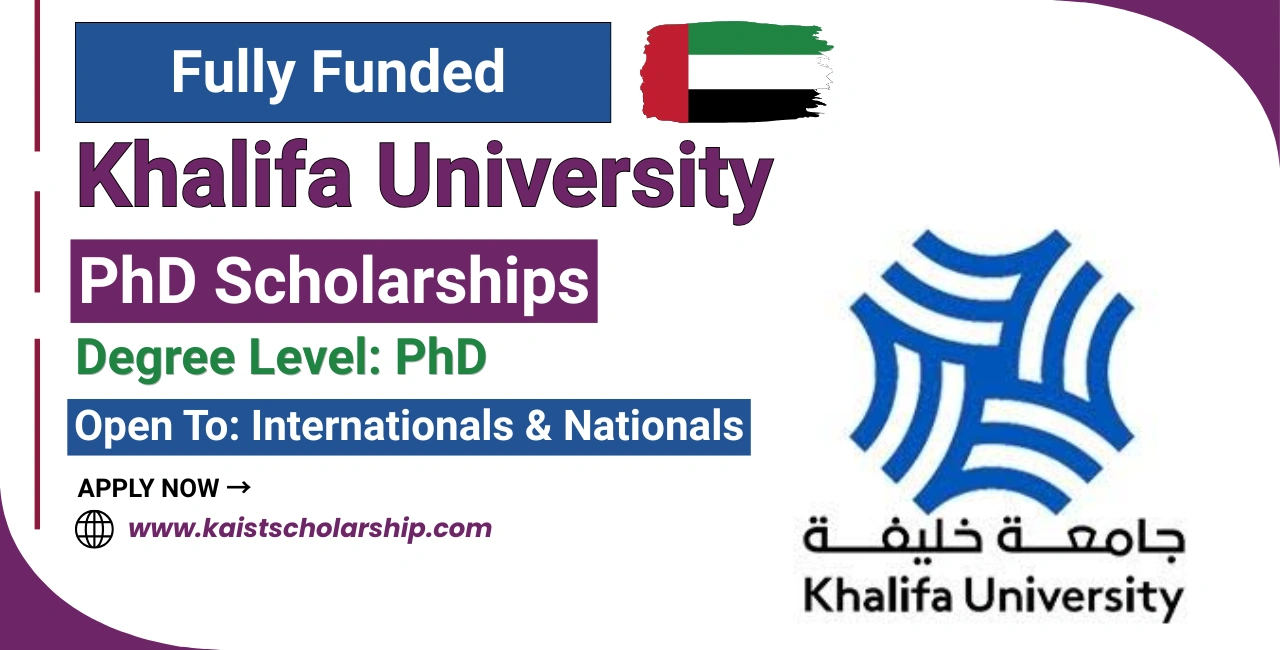Khalifa University PhD Scholarships