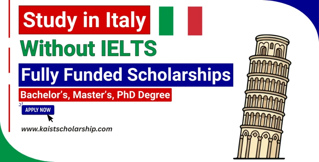 Study in Italy Without IELTS Scholarships