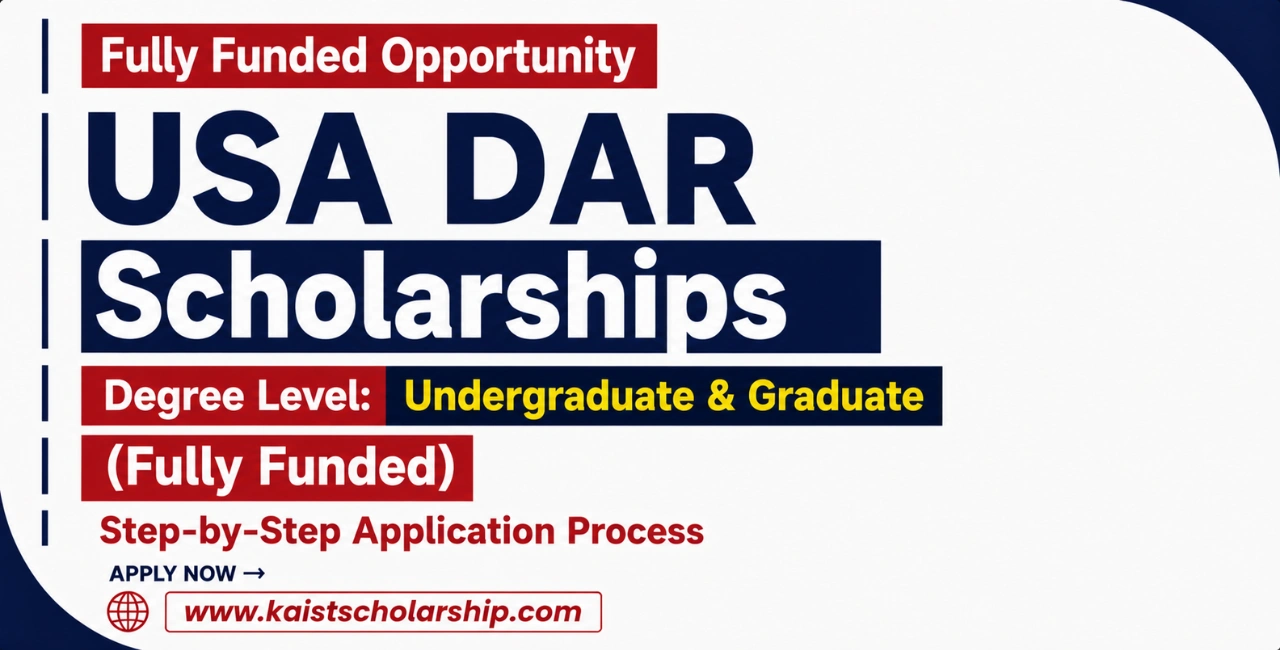USA DAR Scholarships (Fully Funded)