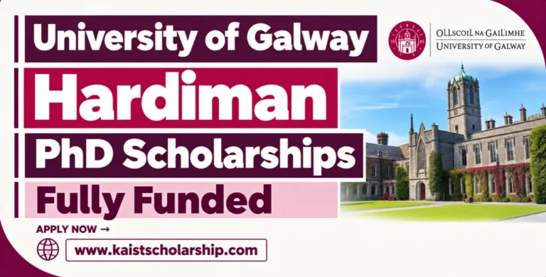 University of Galway Hardiman PhD Scholarships | Fully Funded