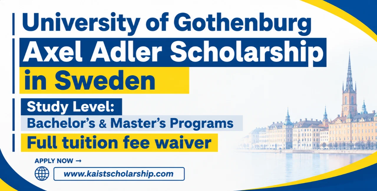 University of Gothenburg Axel Adler Scholarship in Sweden