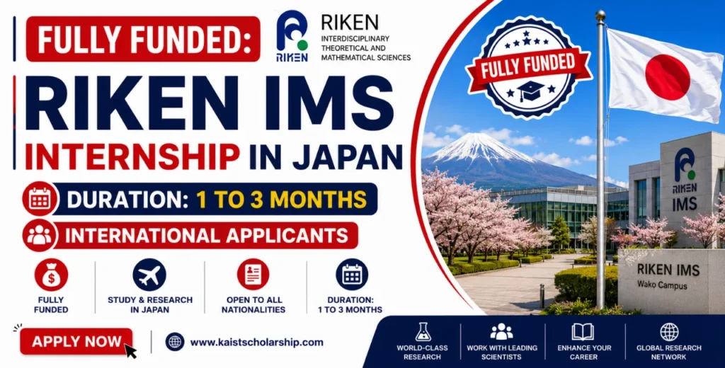 Fully Funded: RIKEN IMS Internship