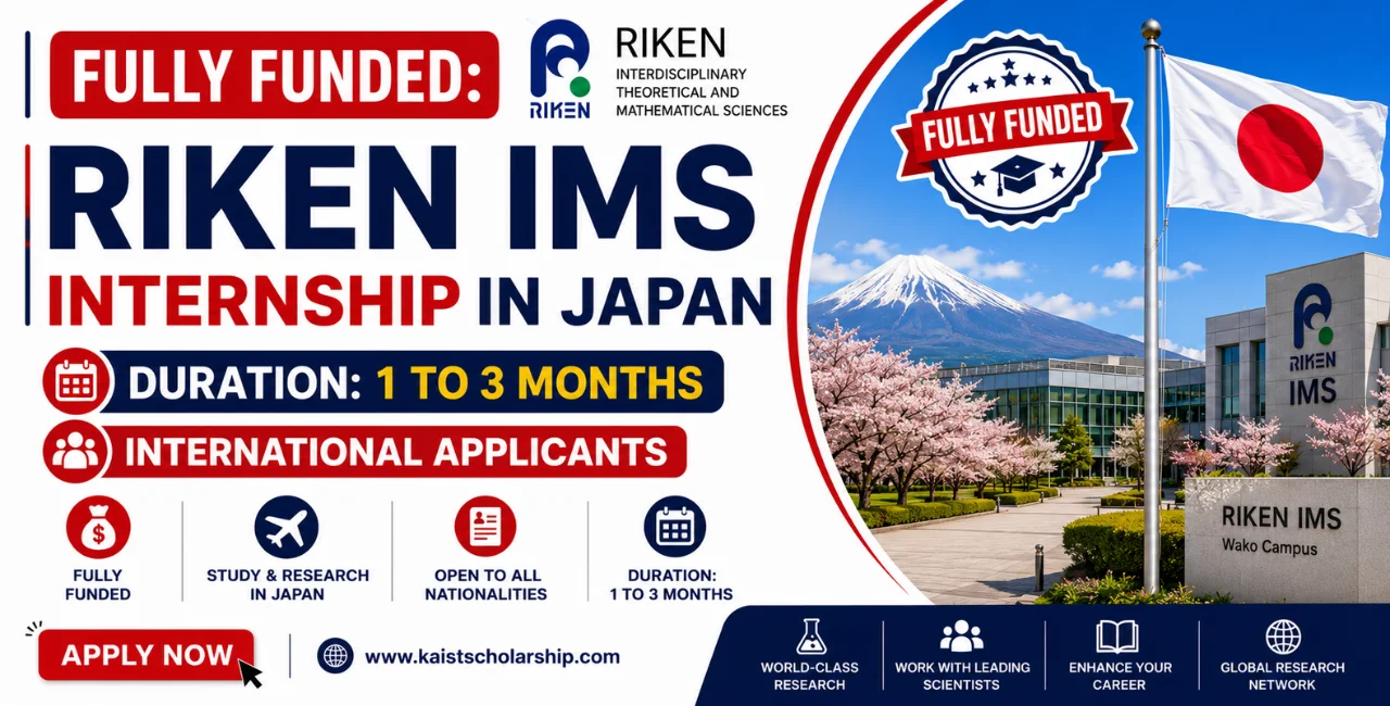 Fully Funded: RIKEN IMS Internship