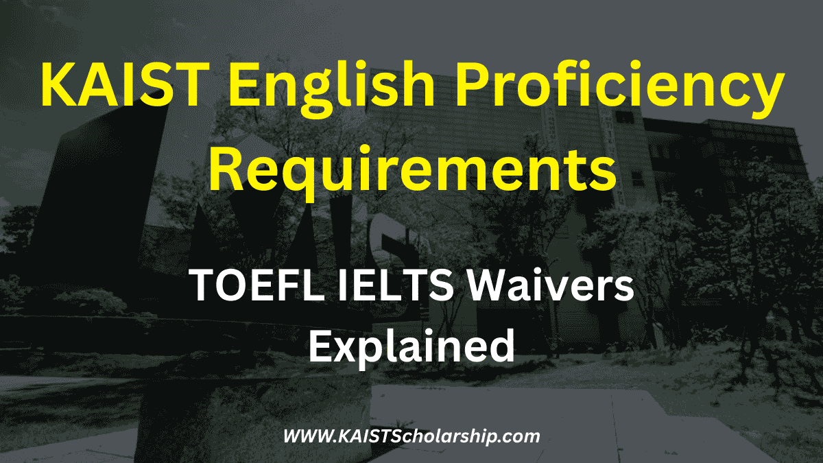 KAIST English Proficiency Requirements