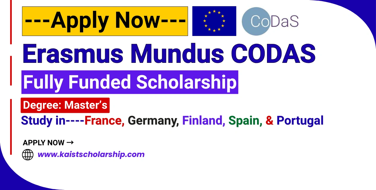 Erasmus Mundus CODAS Scholarships