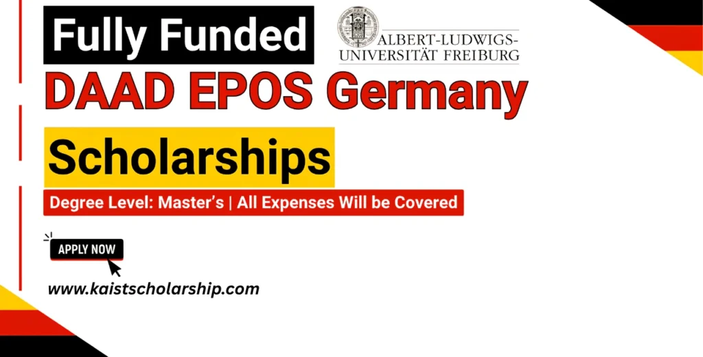 DAAD EPOS Scholarship at University of Freiburg (Fully Funded)