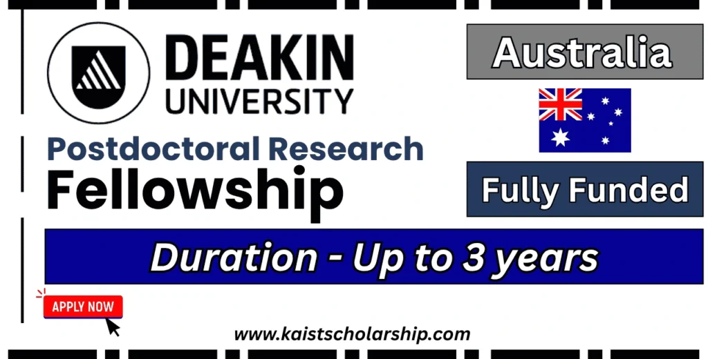 Deakin University Postdoctoral Research Fellowship