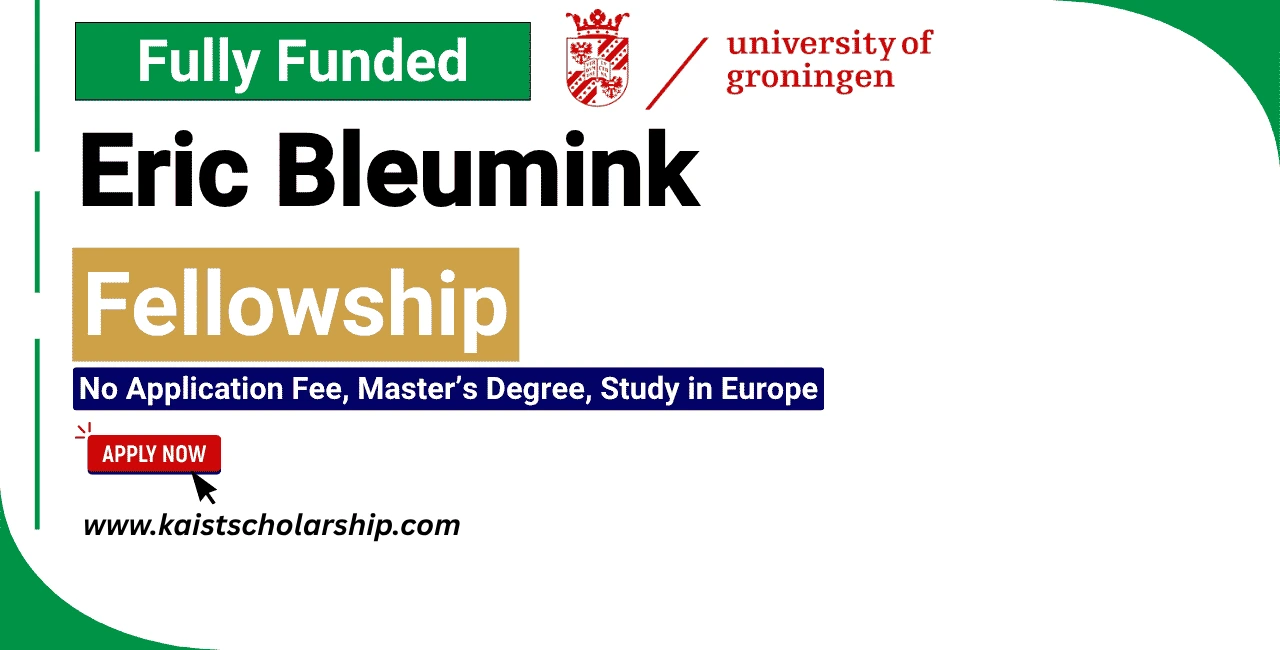 University of Groningen Eric Bleumink Fellowship
