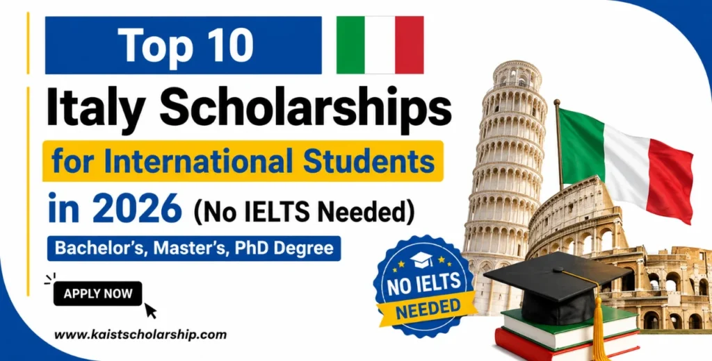 Top 10 Italy Scholarships for International Students in 2026 (No IELTS Needed)