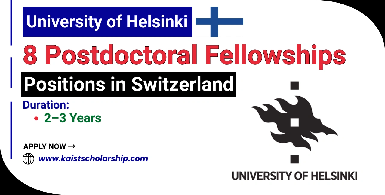 8 Postdoctoral Fellowships Are Open at the University of Helsinki Right Now