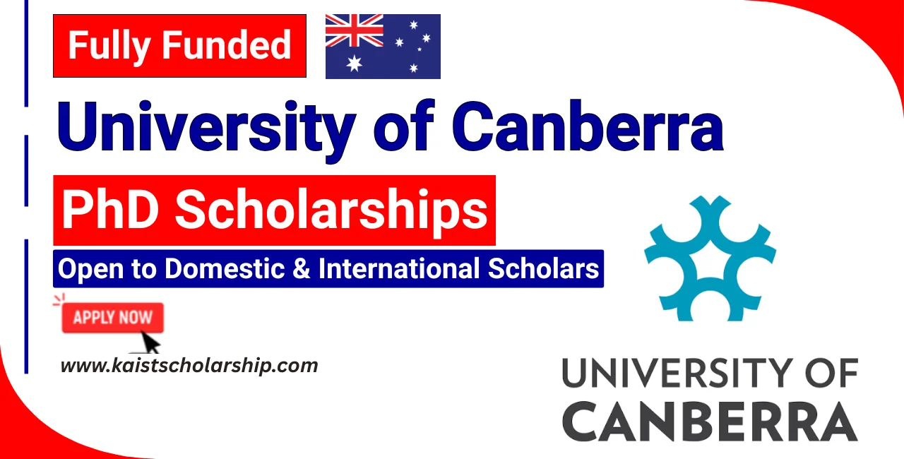 Fully Funded University of Canberra PhD Scholarships in Australia