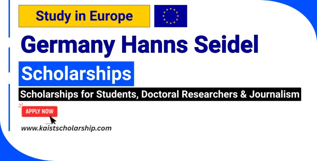 Germany Hanns Seidel Scholarships