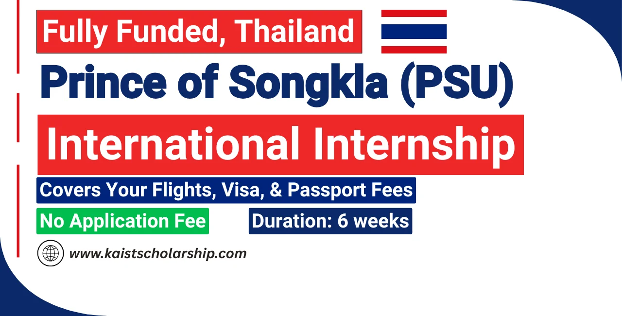 Prince of Songkla University International Internship