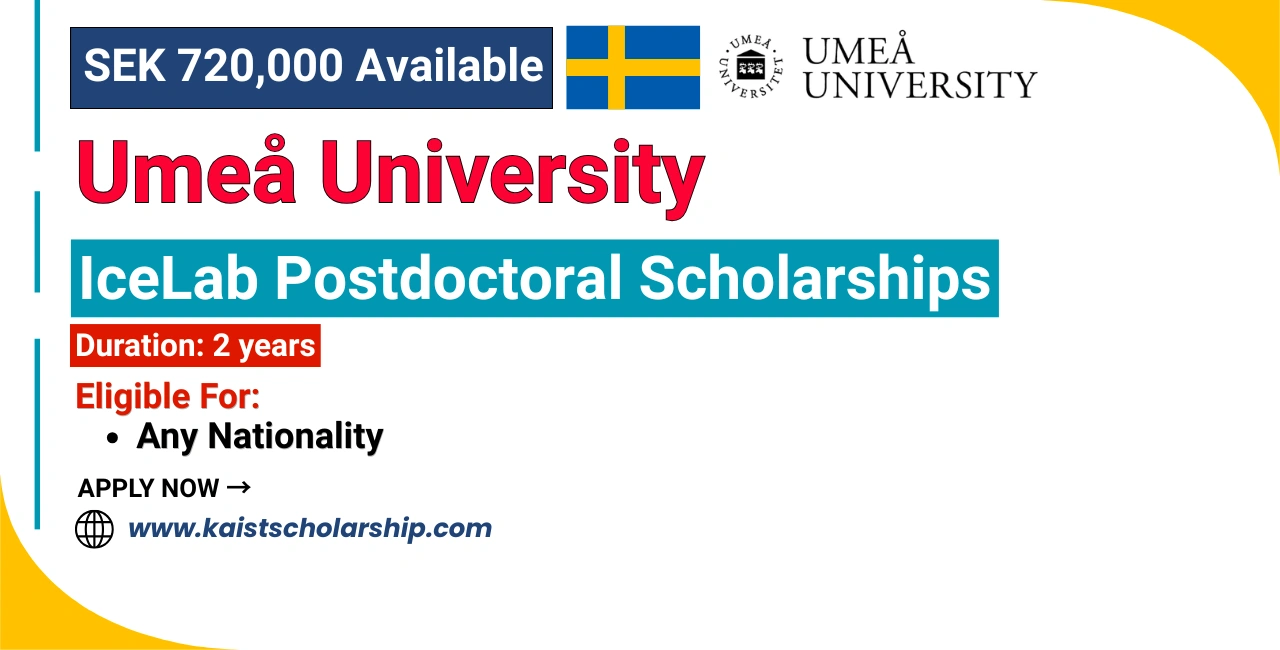 Umeå University IceLab Postdoctoral Scholarships