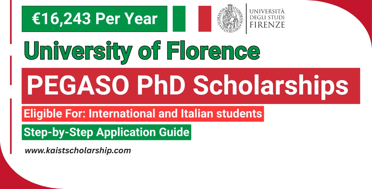 University of Florence PEGASO PhD Scholarships
