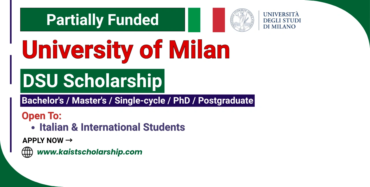 University of Milan DSU Scholarship