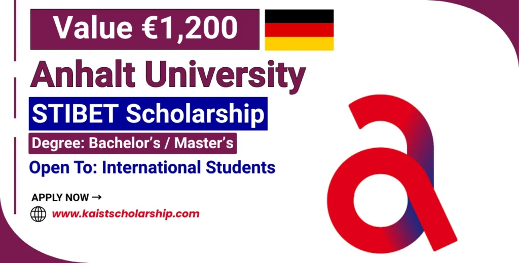 Anhalt University STIBET Scholarship