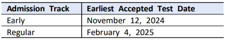 English Proficiency Requirements for KAIST Timeline
