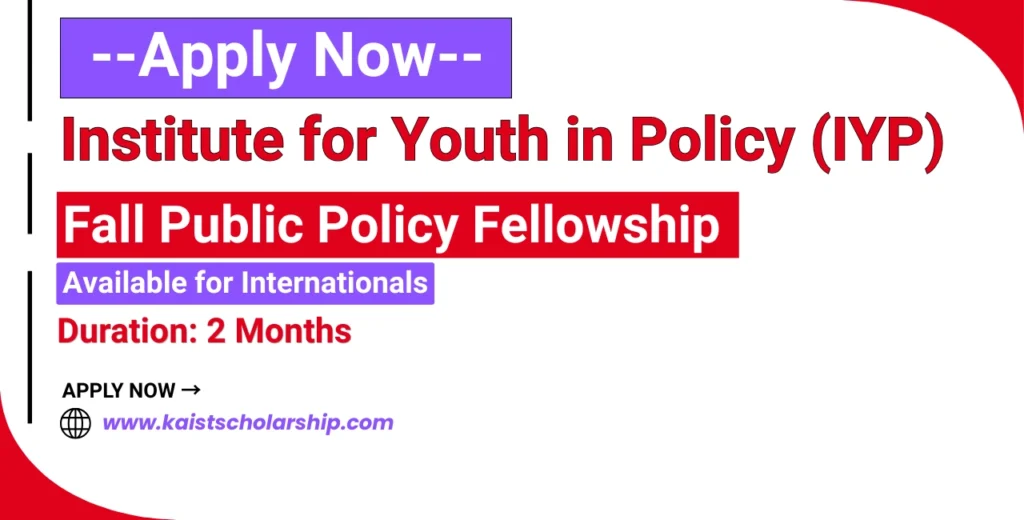 IYP Fall Public Policy Fellowship